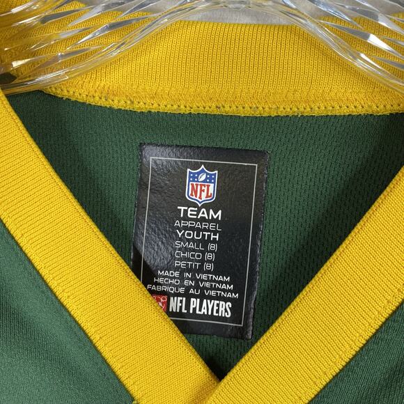 NFL Green Bay Packers Aaron Rodgers #12 Jersey Kids Youth S 8 Team Apparel - Picture 3 of 10